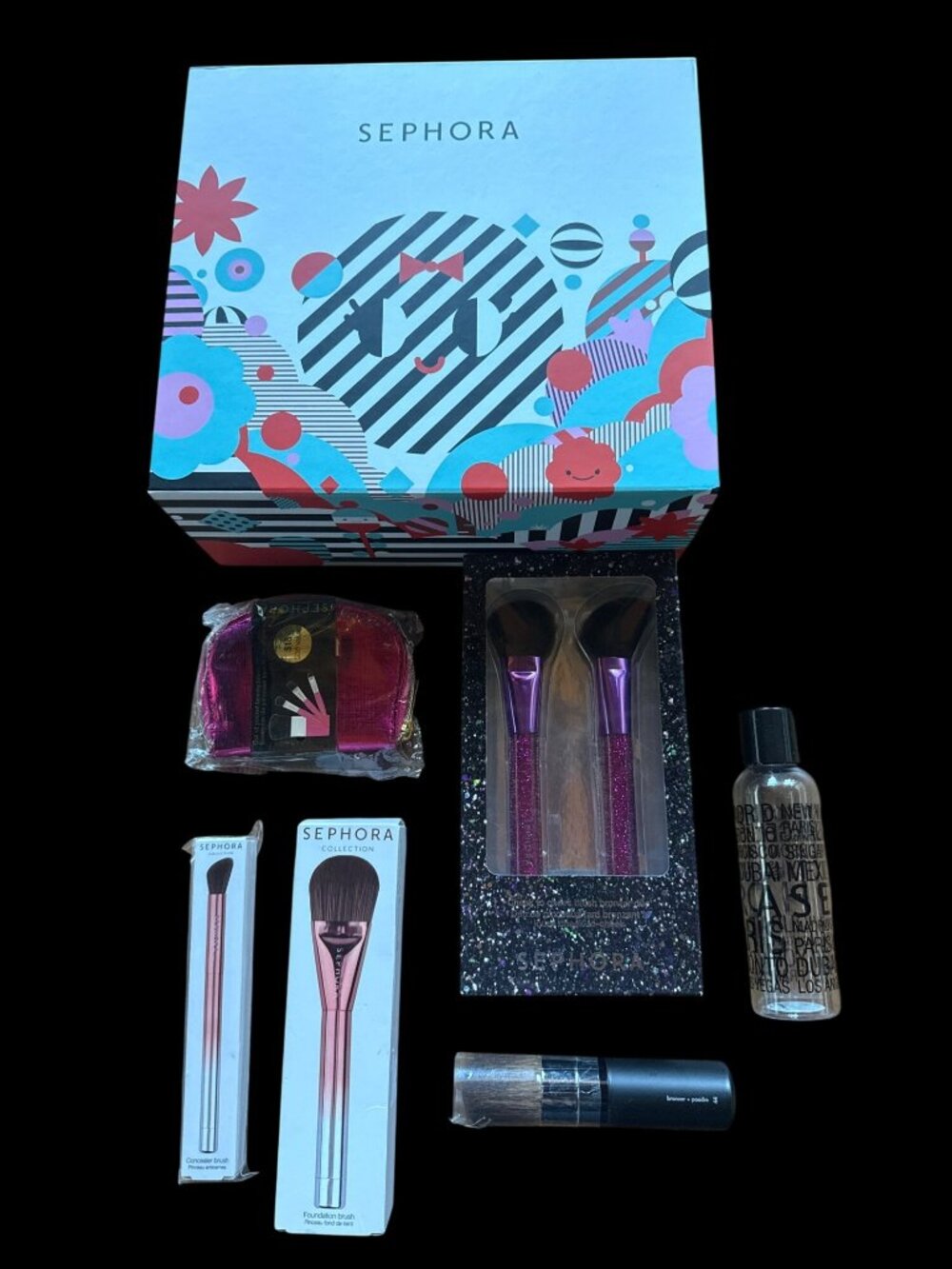 Lot 10 Sephora Collection Set Beauty Makeup Brushes New In Box - Picture 9 of 9